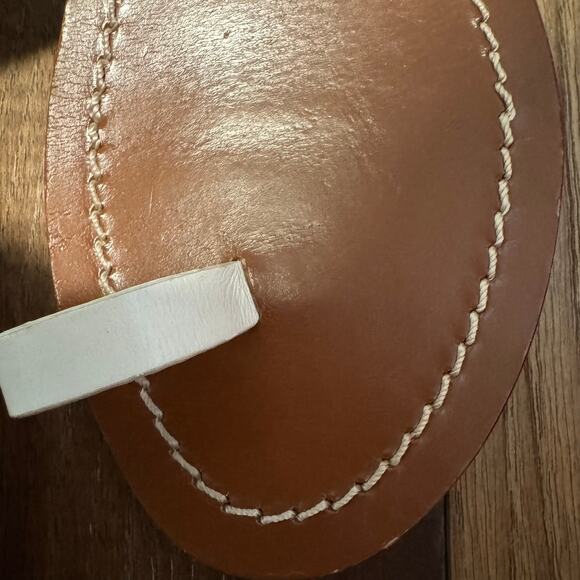 Tory Burch Toe Ring Sandals White Size 7 - Picture 6 of 7